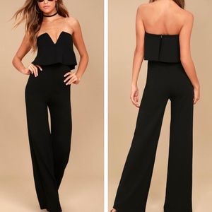 Lulu’s Power of Love Strapless Jumpsuit